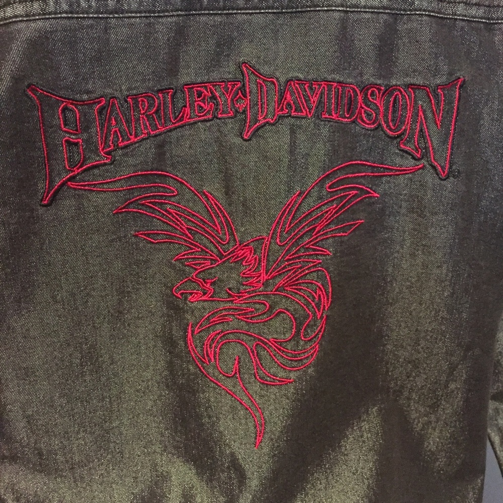Black Harley Davidson Long Sleeve Shirt